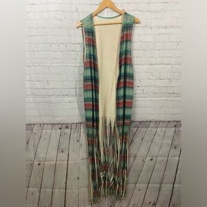 Crazy Train Sundance Kid Studded Duster Western Rodeo Womens Plus Size